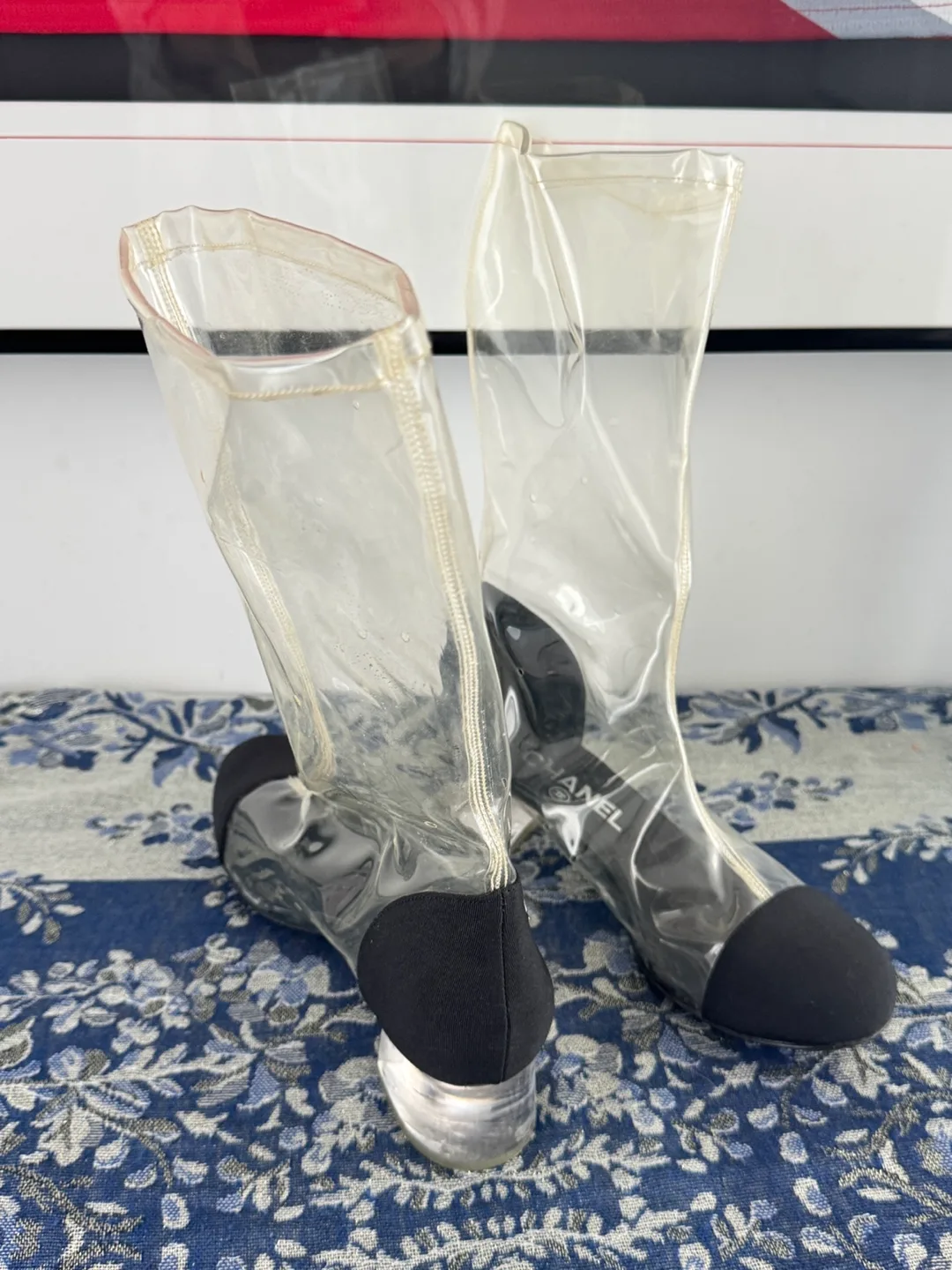 Chanel Clear Rain Boots - Size 37 thumbnail