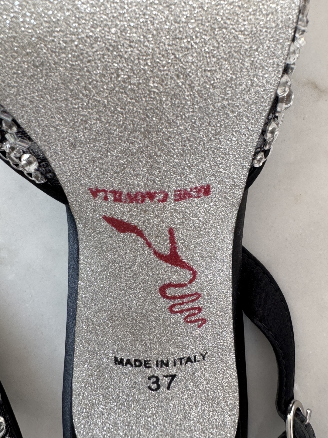 René Caovilla Embellished Heels - Size 37 - photo 3