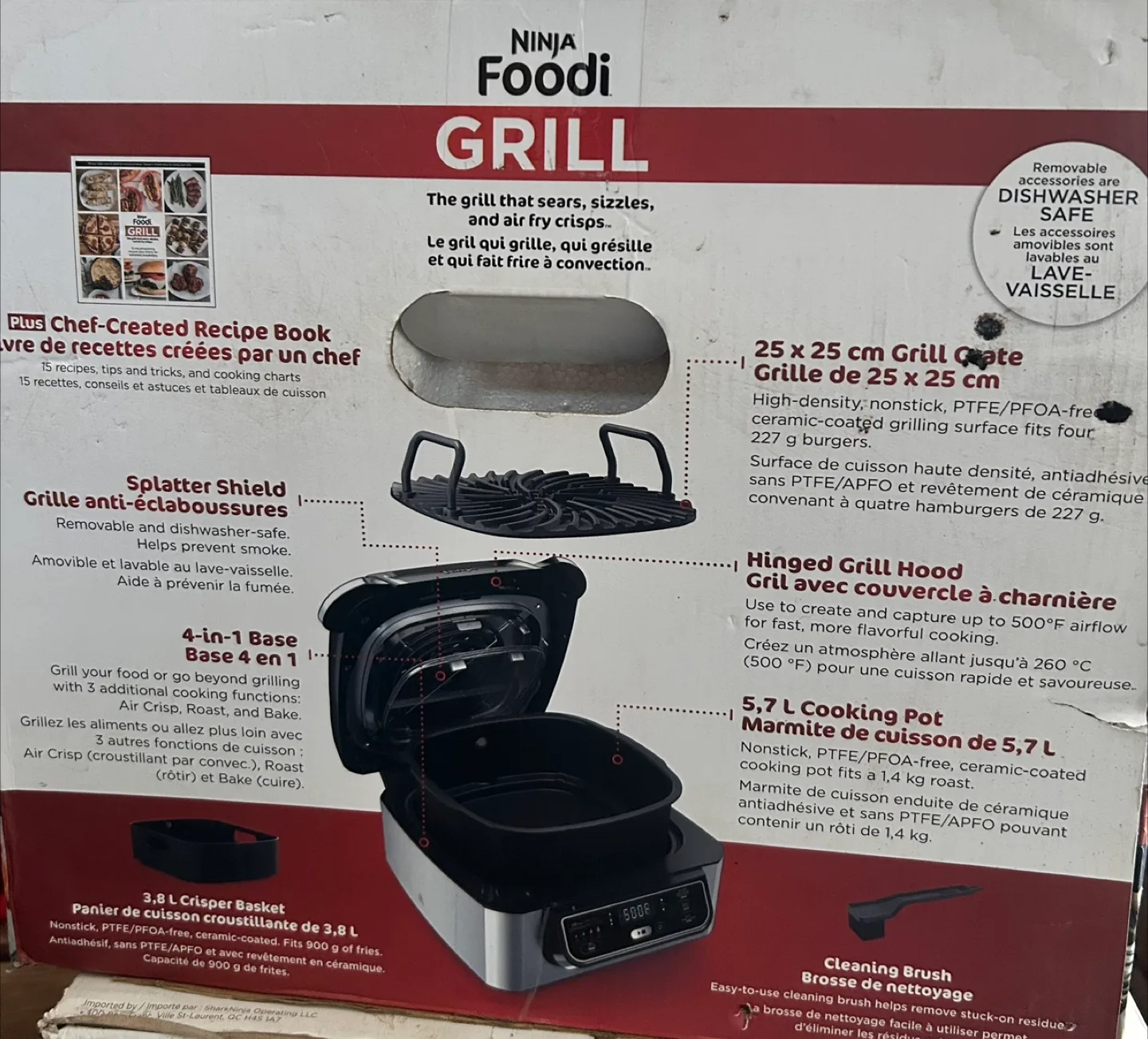 New: Ninja Foodi Grill - Sear, Sizzle, Air Fry! (Item two) image indicator(2)