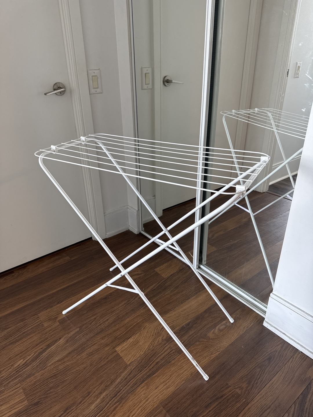 White Clothes Drying Rack