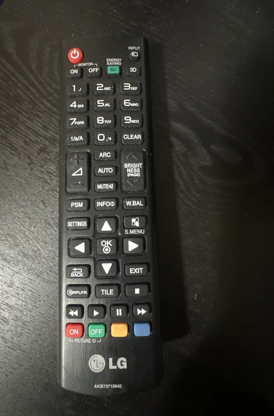 LG TV Remote Control AKB73715642 thumbnail