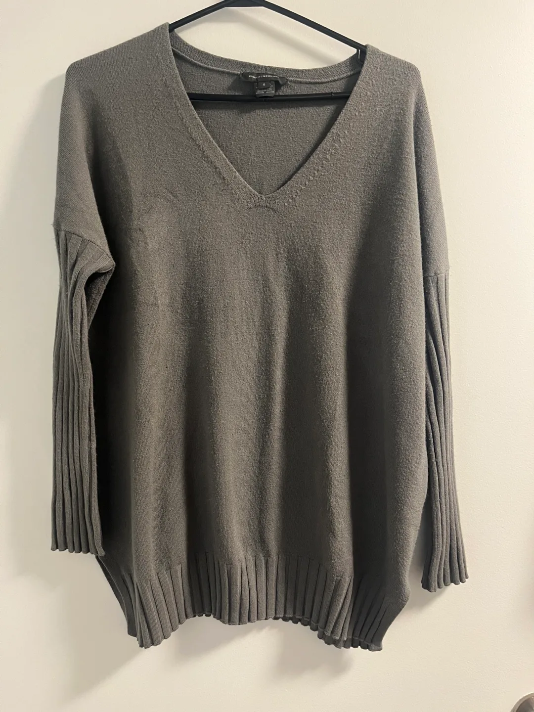 French Connection Grey Sweater - Size S thumbnail