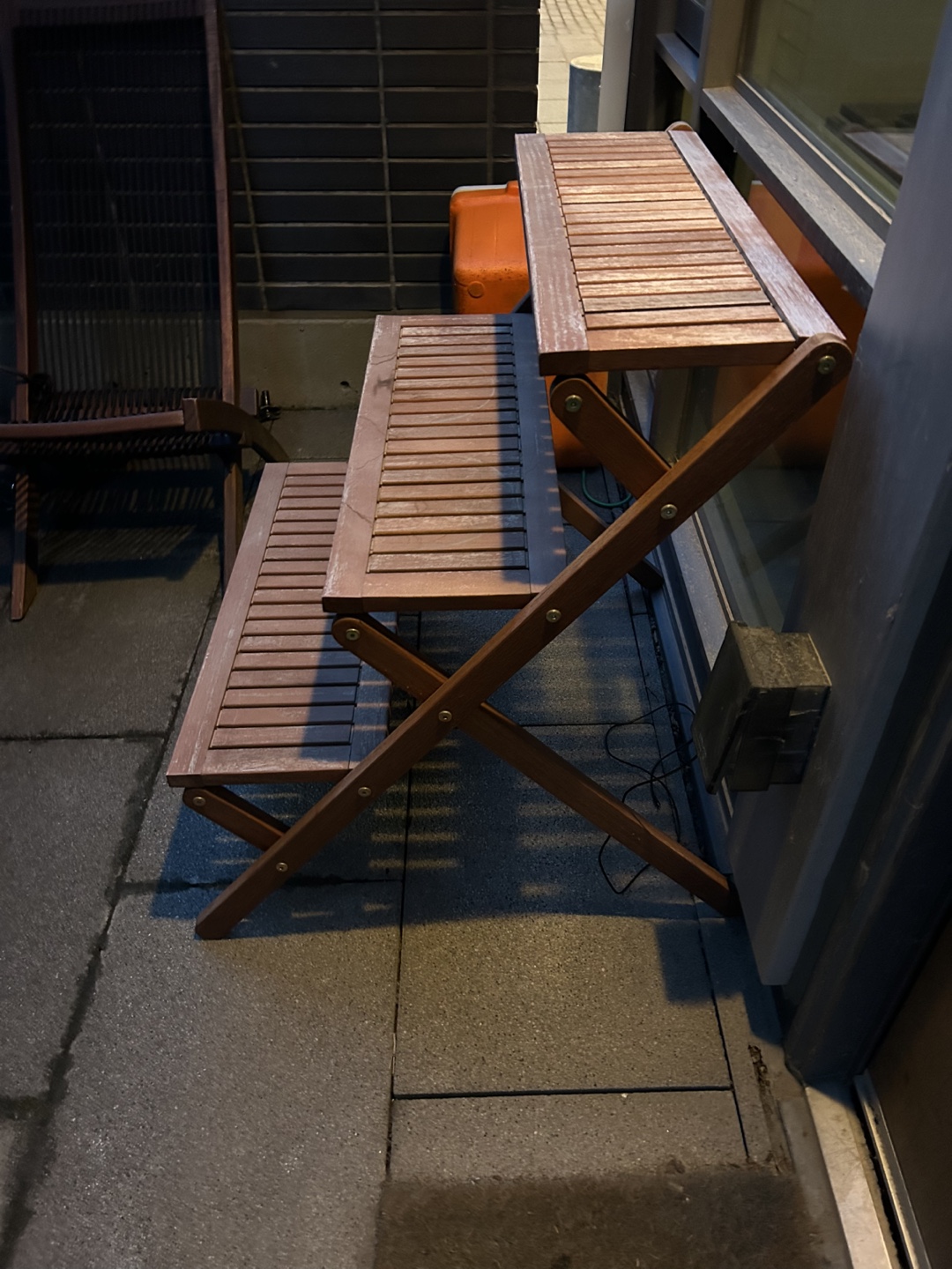 Wooden Folding Plant Stand - photo 2