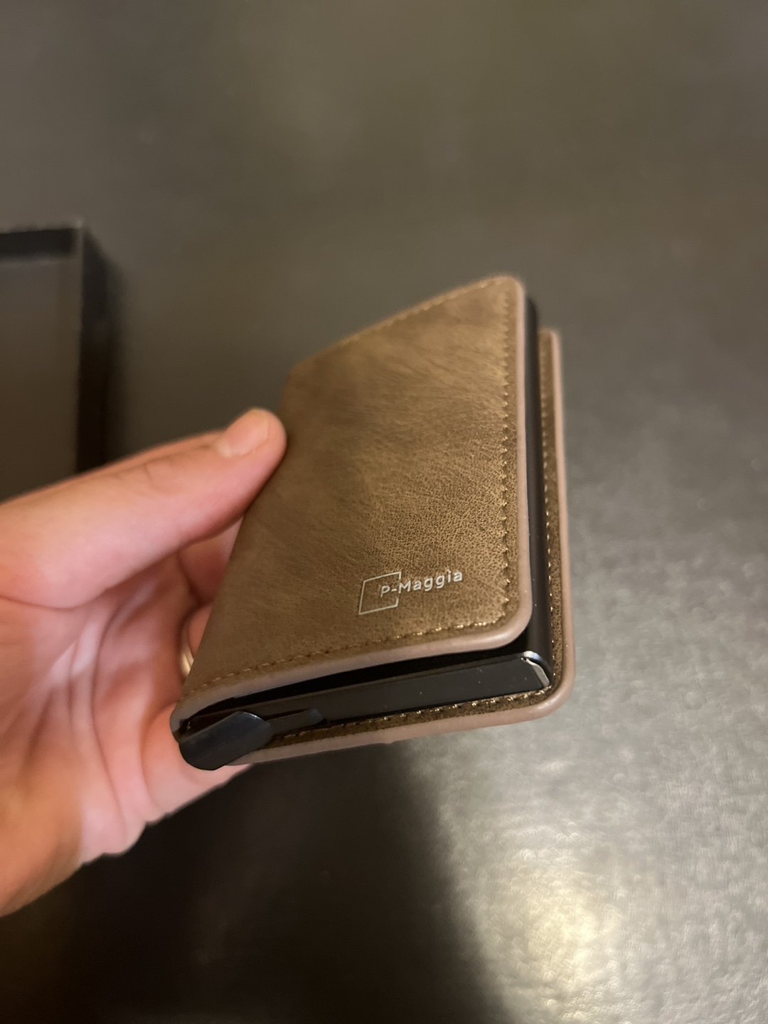 P. Maggia Brown Leather Wallet with Box - photo 2