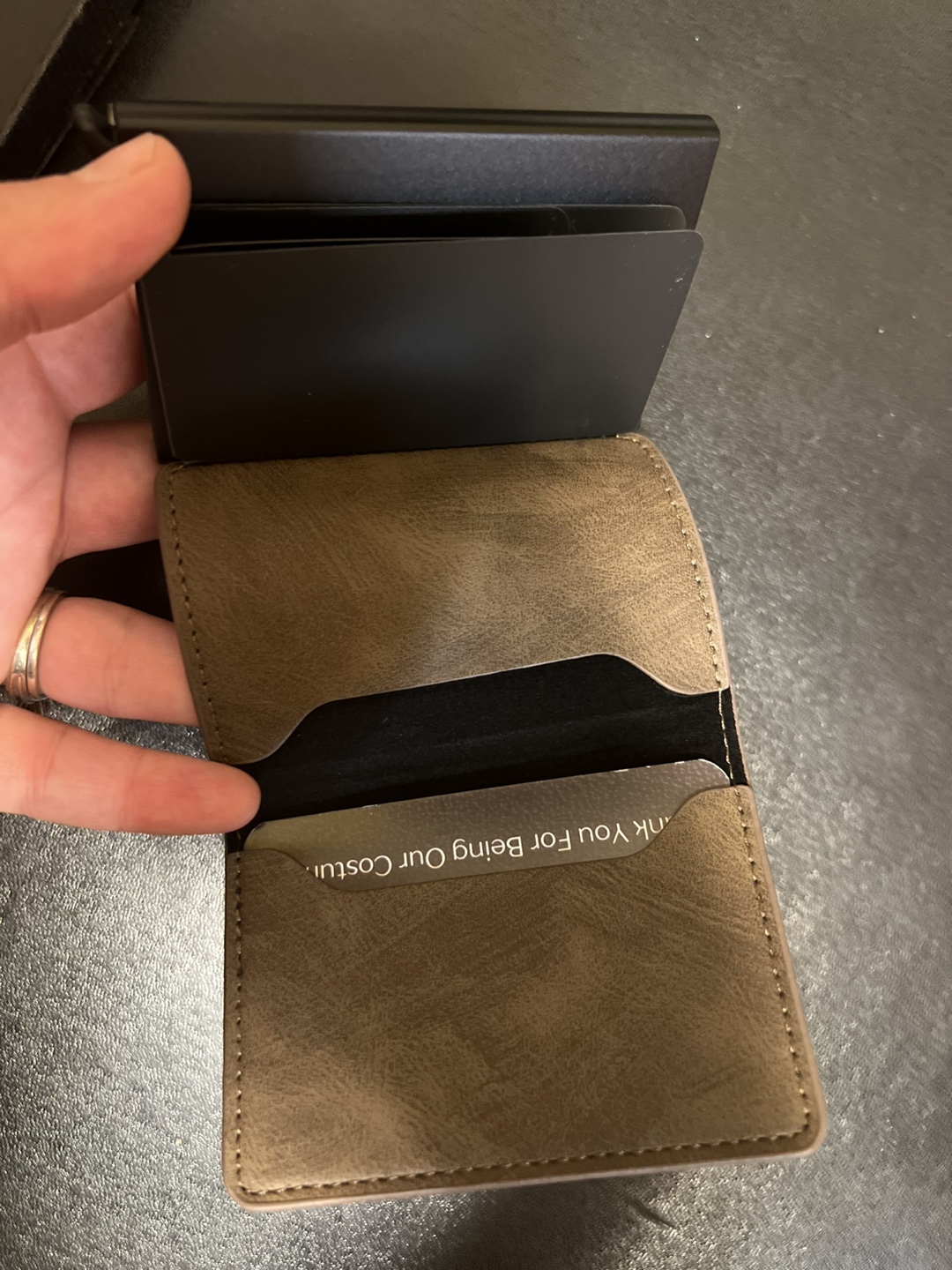 P. Maggia Brown Leather Wallet with Box - photo 3