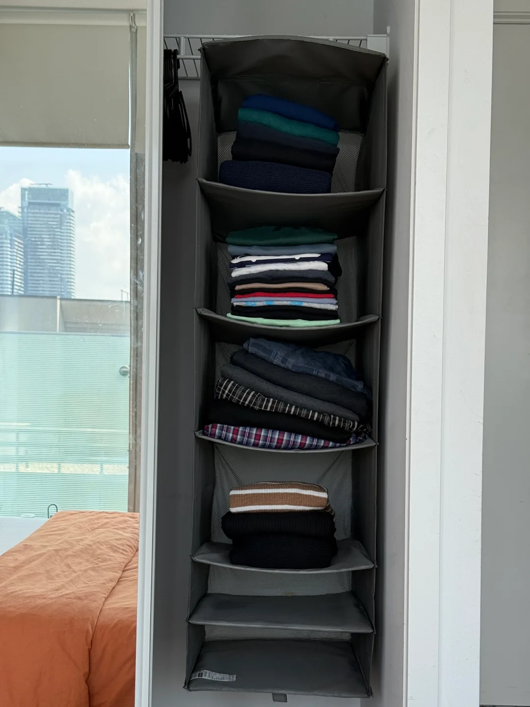 IKEA SKUBB Hanging Closet Organizers — Grey & Blue thumbnail