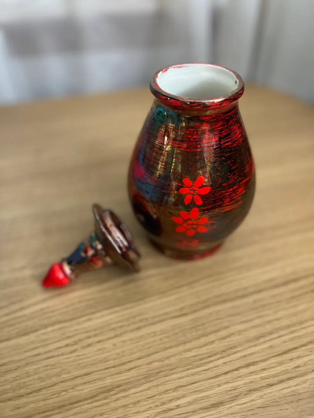 Vintage Japanese Jar with Lid image indicator(2)