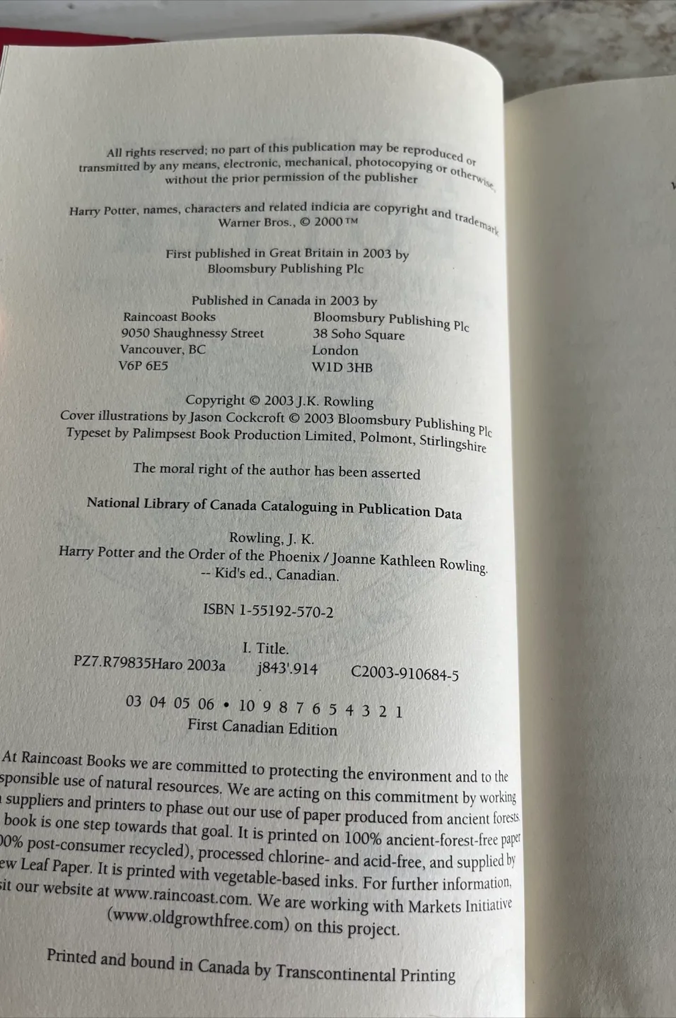 Harry Potter and the Order of the Phoenix Hardcover Book image indicator(7)