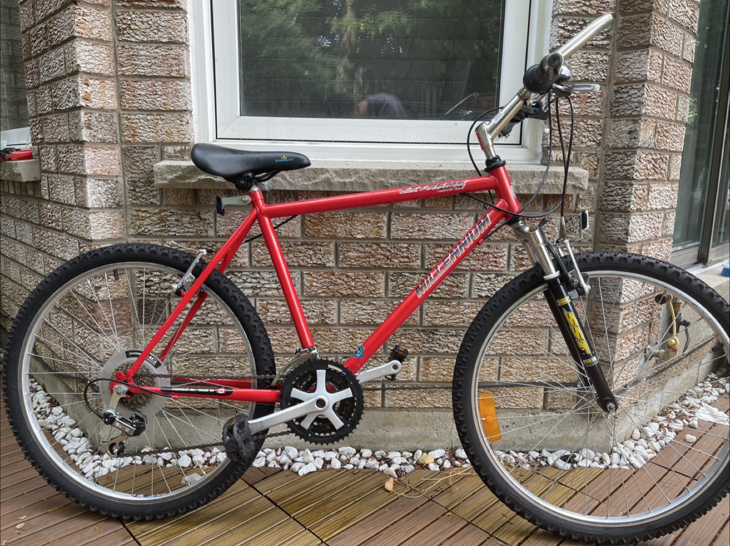 26 inch Raleigh Millennium Red Mountain Bike