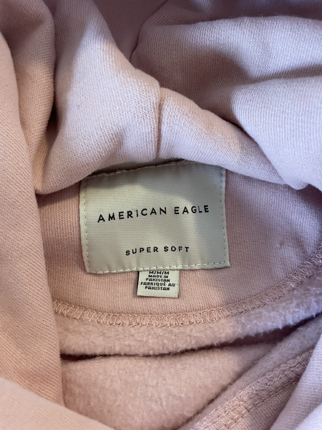American Eagle Super Soft Pink Hoodie - Mens medium - photo 3