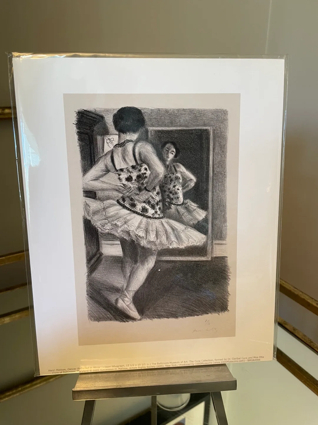Henri Matisse "Dancer Reflected in Mirror" Print thumbnail
