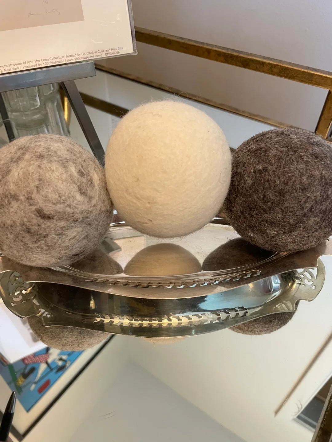 Nepalese Wool Dryer Balls - Set of 3 NEW thumbnail