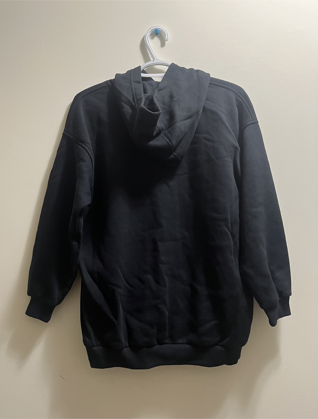 Nike Girls' Club Fleece Oversized Pullover Hoodie Black sz L - photo 4