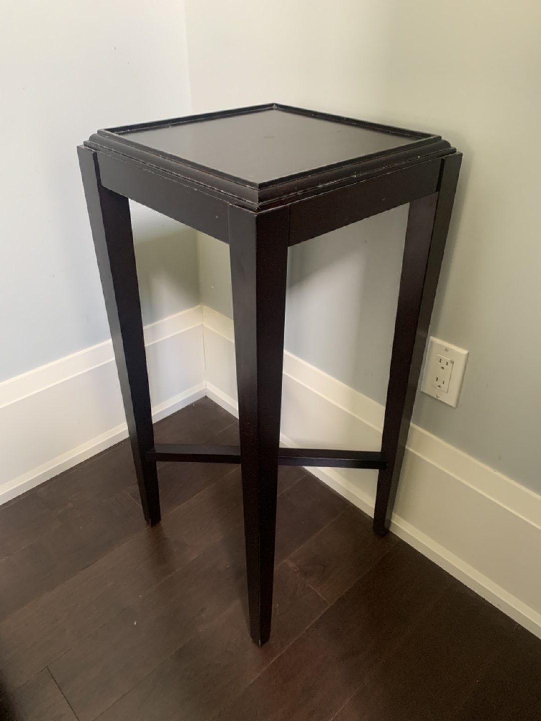 Dark Brown Wooden Plant Stand