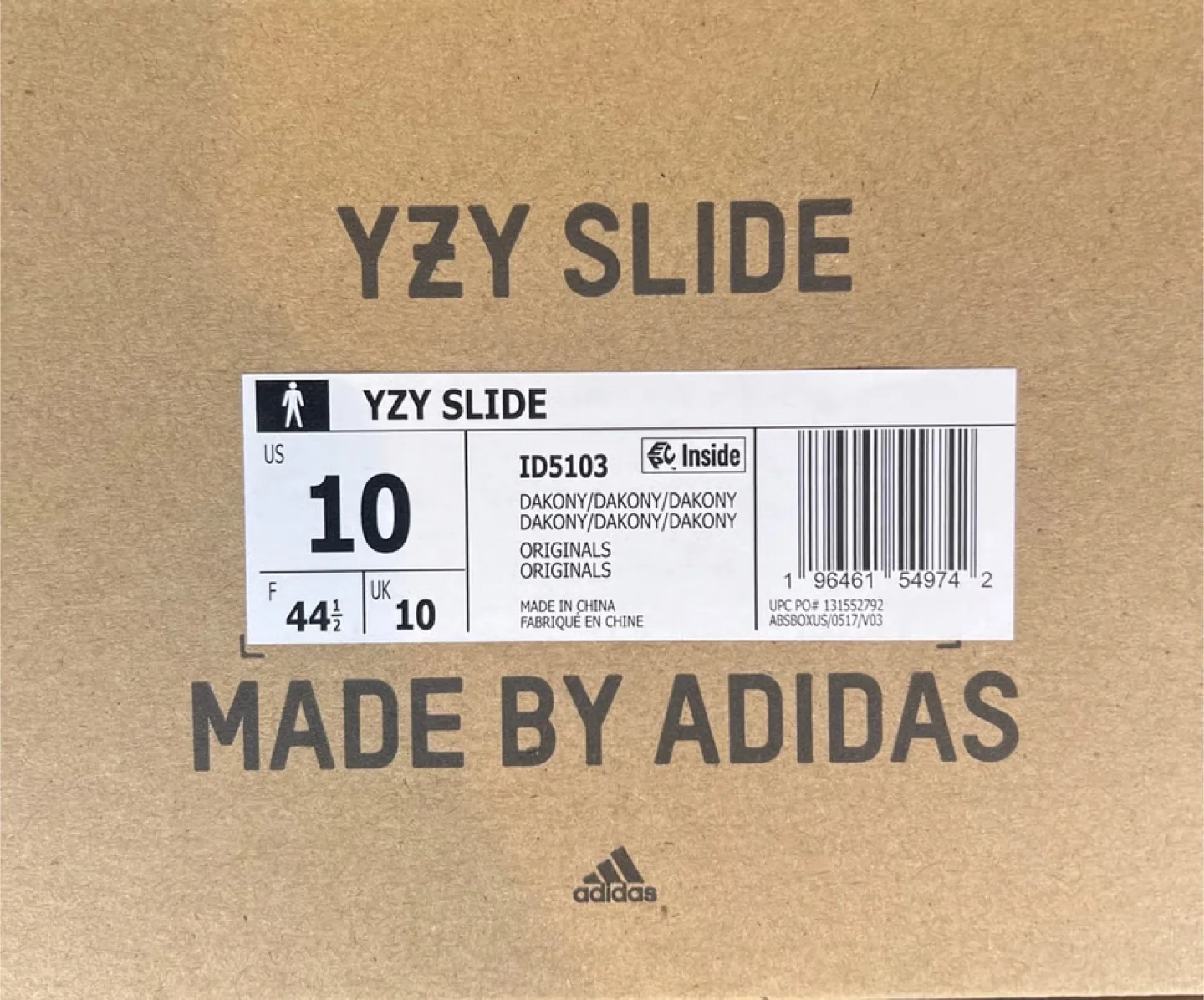 Brand New Yeezy Slides Onyx Size 10 and 11( No Box ) image indicator(5)