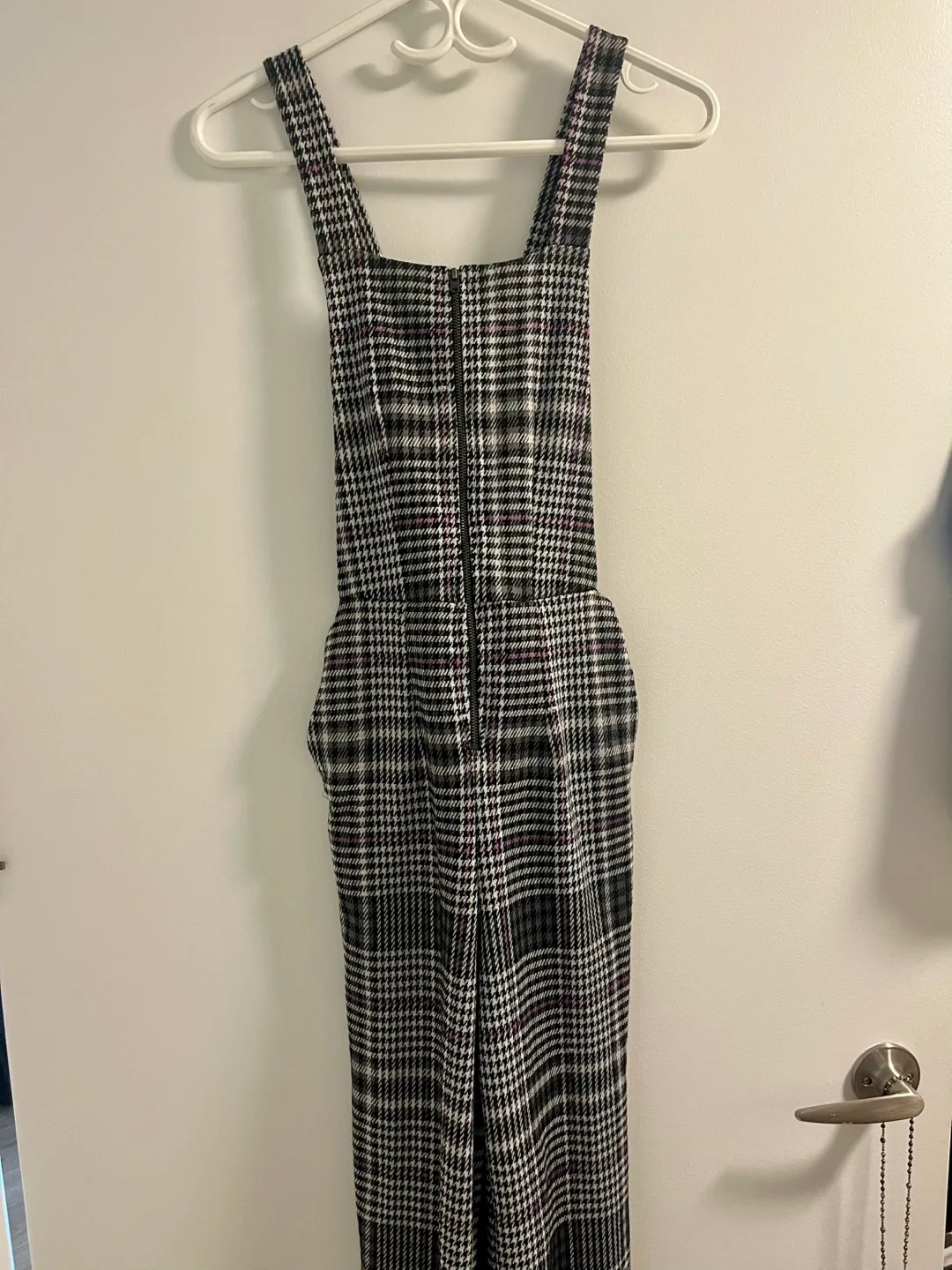 Hollister Plaid Super Cute Overalls - Size XS thumbnail