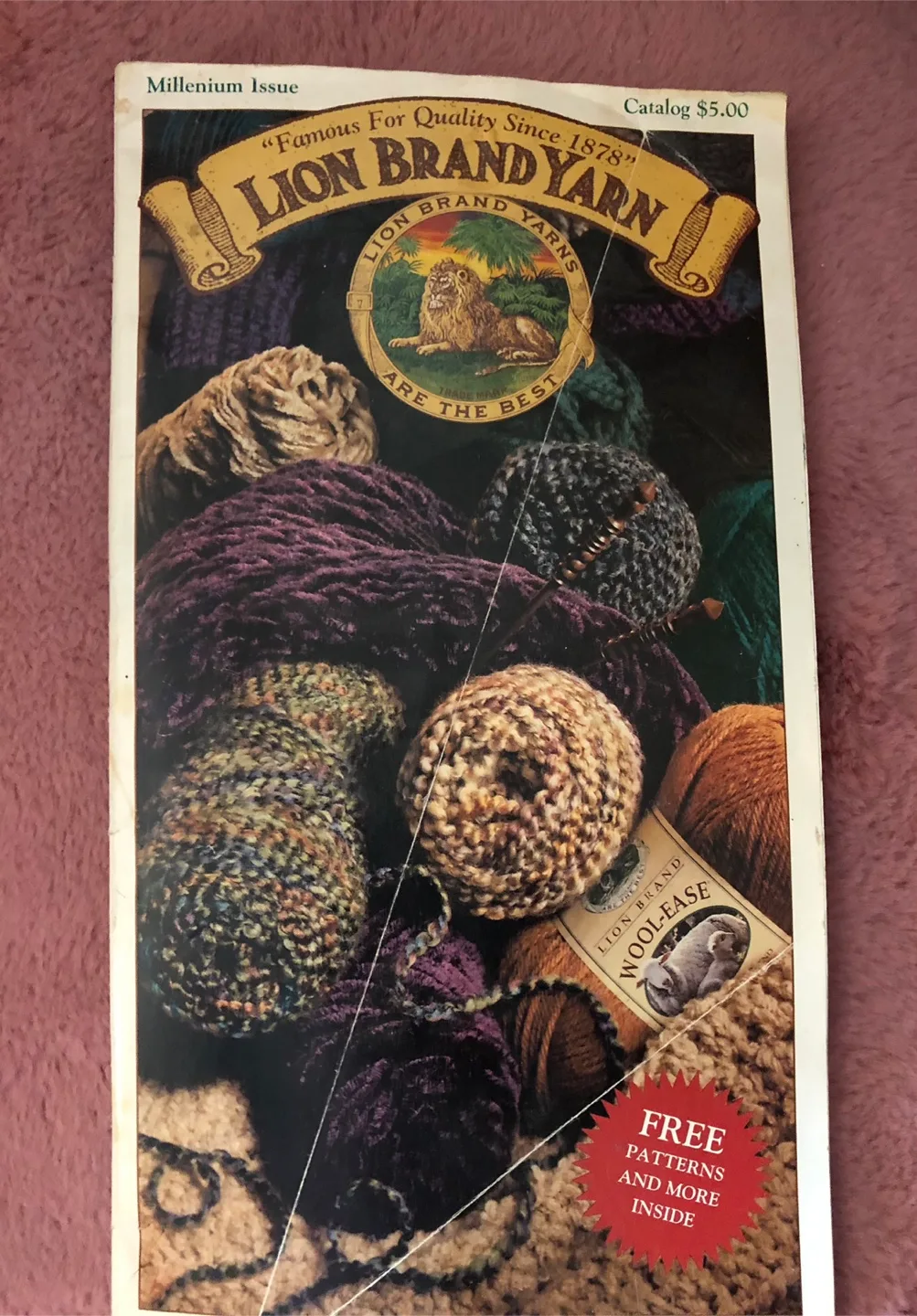 Lion Brand Yarn Knitting/Crochet Pattern Book thumbnail