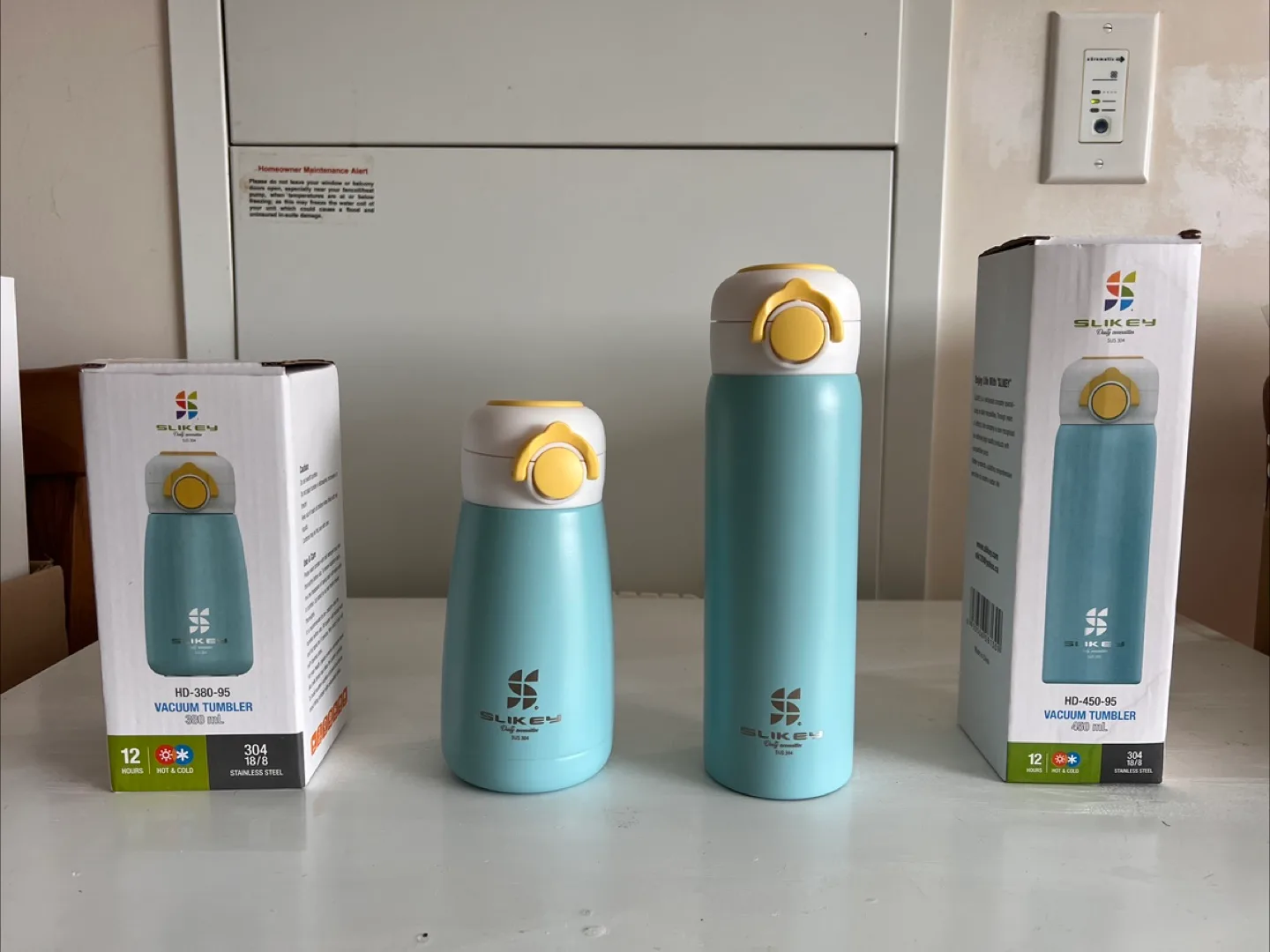 Slikey Vacuum Tumblers, 300ml & 450ml, New in Box thumbnail
