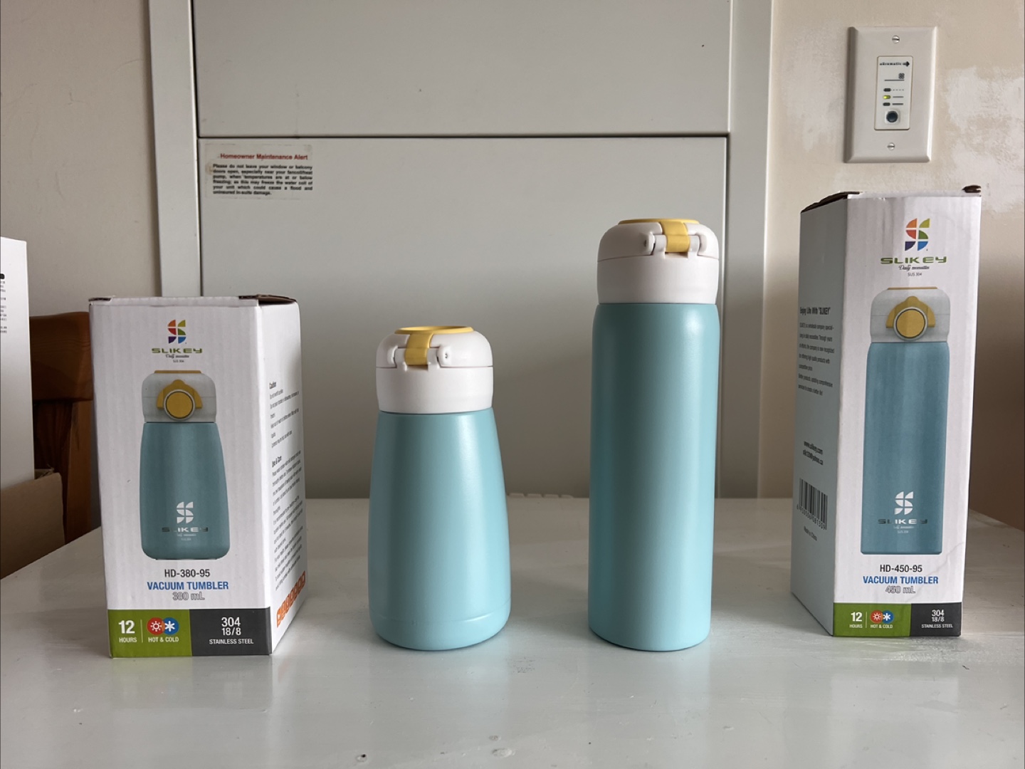 Slikey Vacuum Tumblers, 300ml & 450ml, New in Box - photo 2