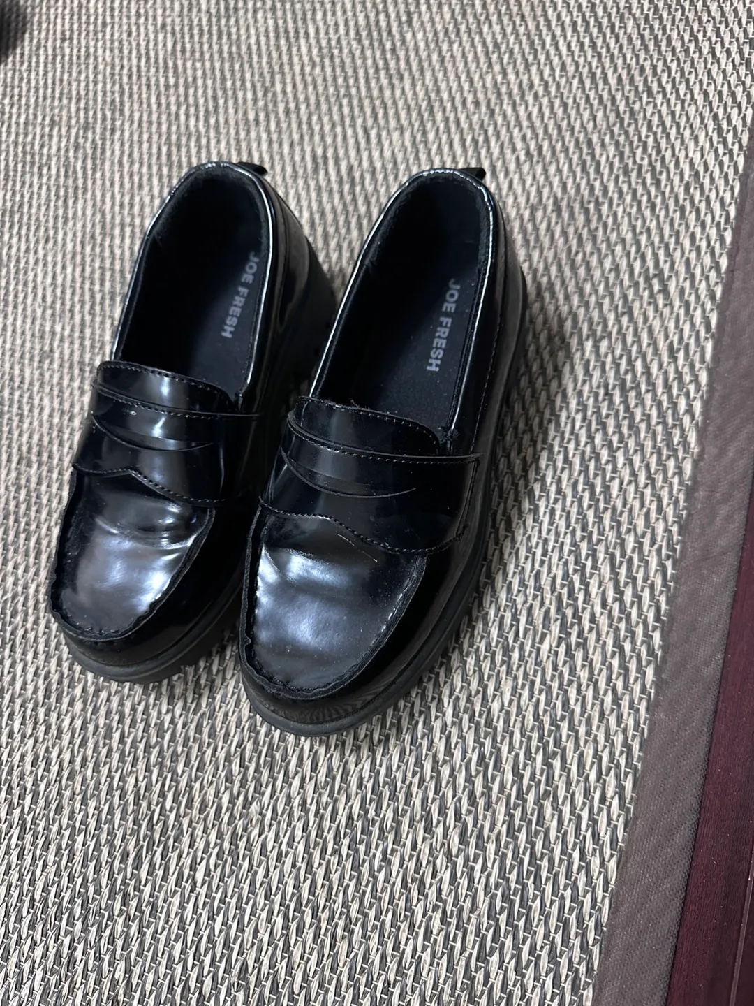 Joe Fresh Black Loafers thumbnail