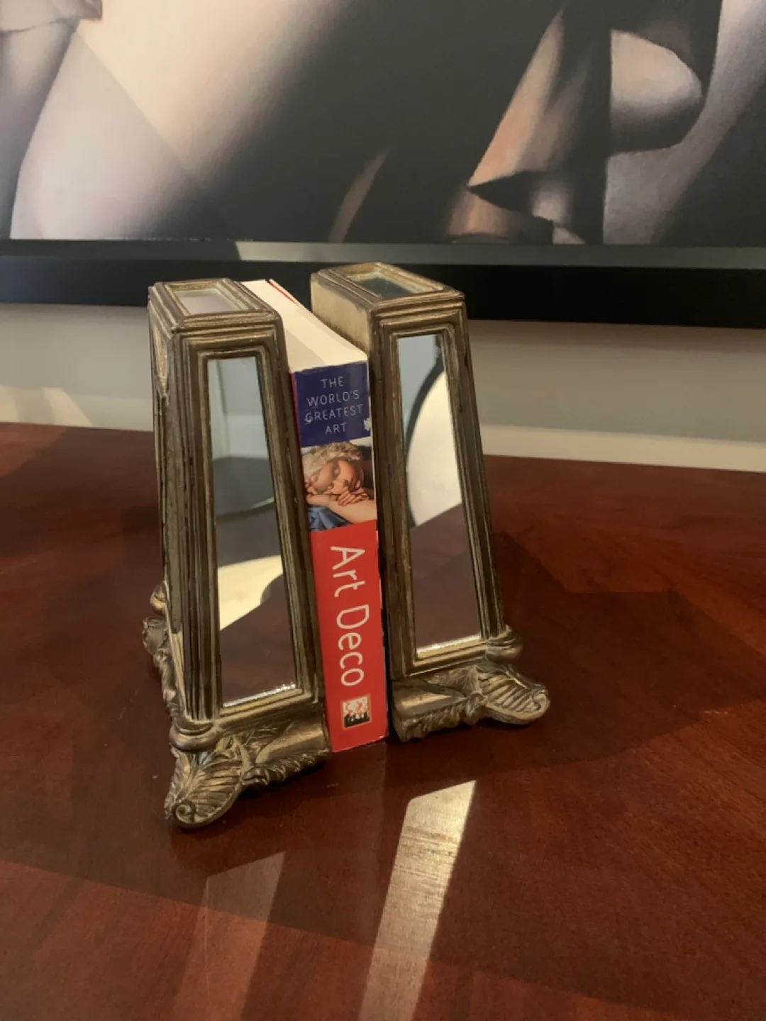 Vintage Mirrored Bookends image indicator(2)