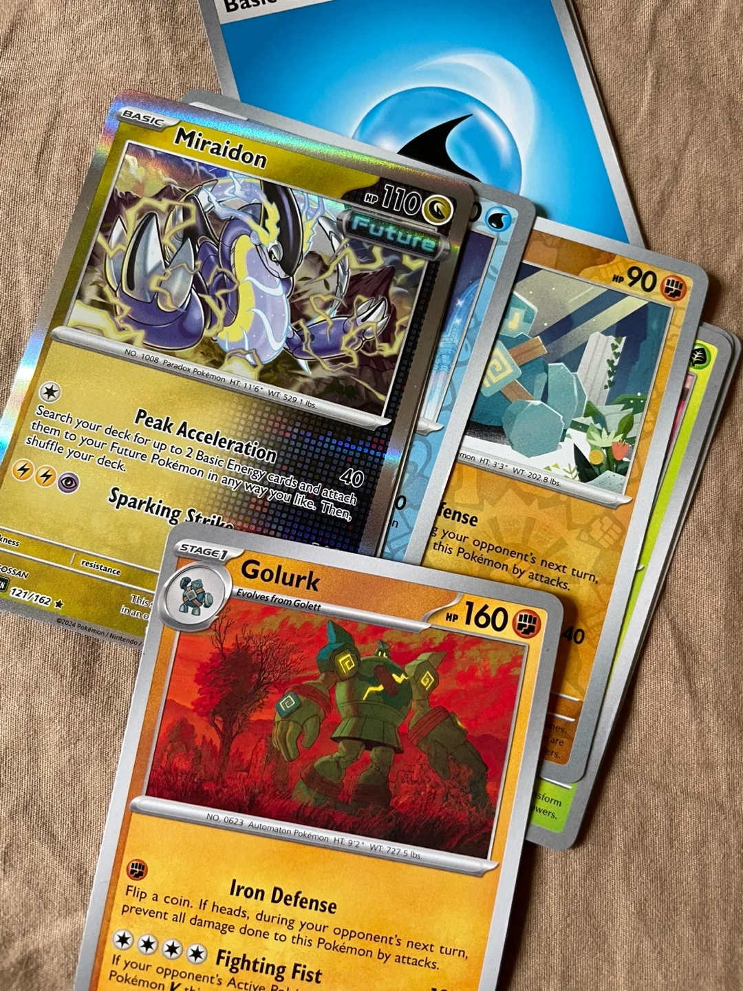 Pokemon Cards: Miraidon & Golurk thumbnail
