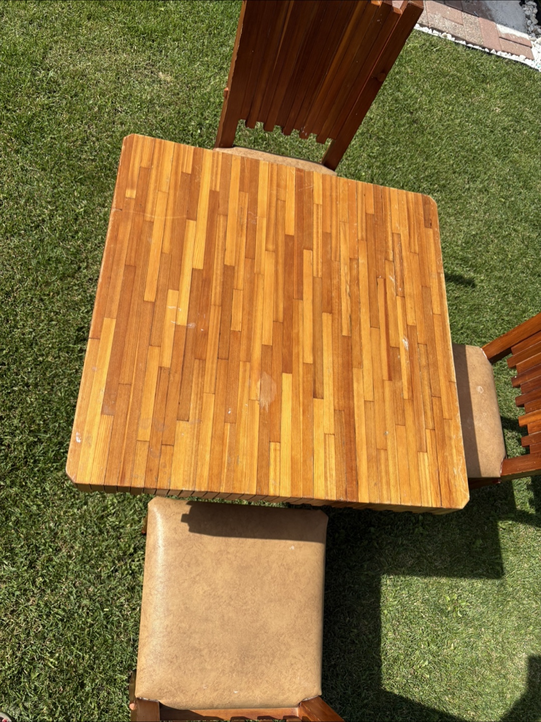 Wooden Table with 4 chairs - photo 4
