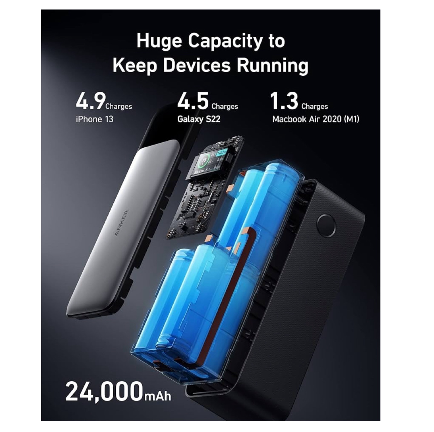 Anker 737 Power Bank (PowerCore 24K) - 140W - photo 4