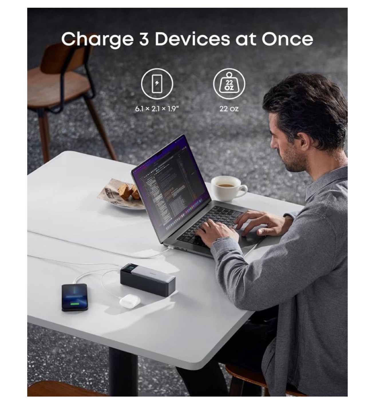Anker 737 Power Bank (PowerCore 24K) - 140W - photo 5