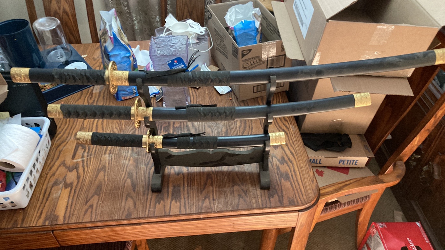 Decorative Katana Sword Set