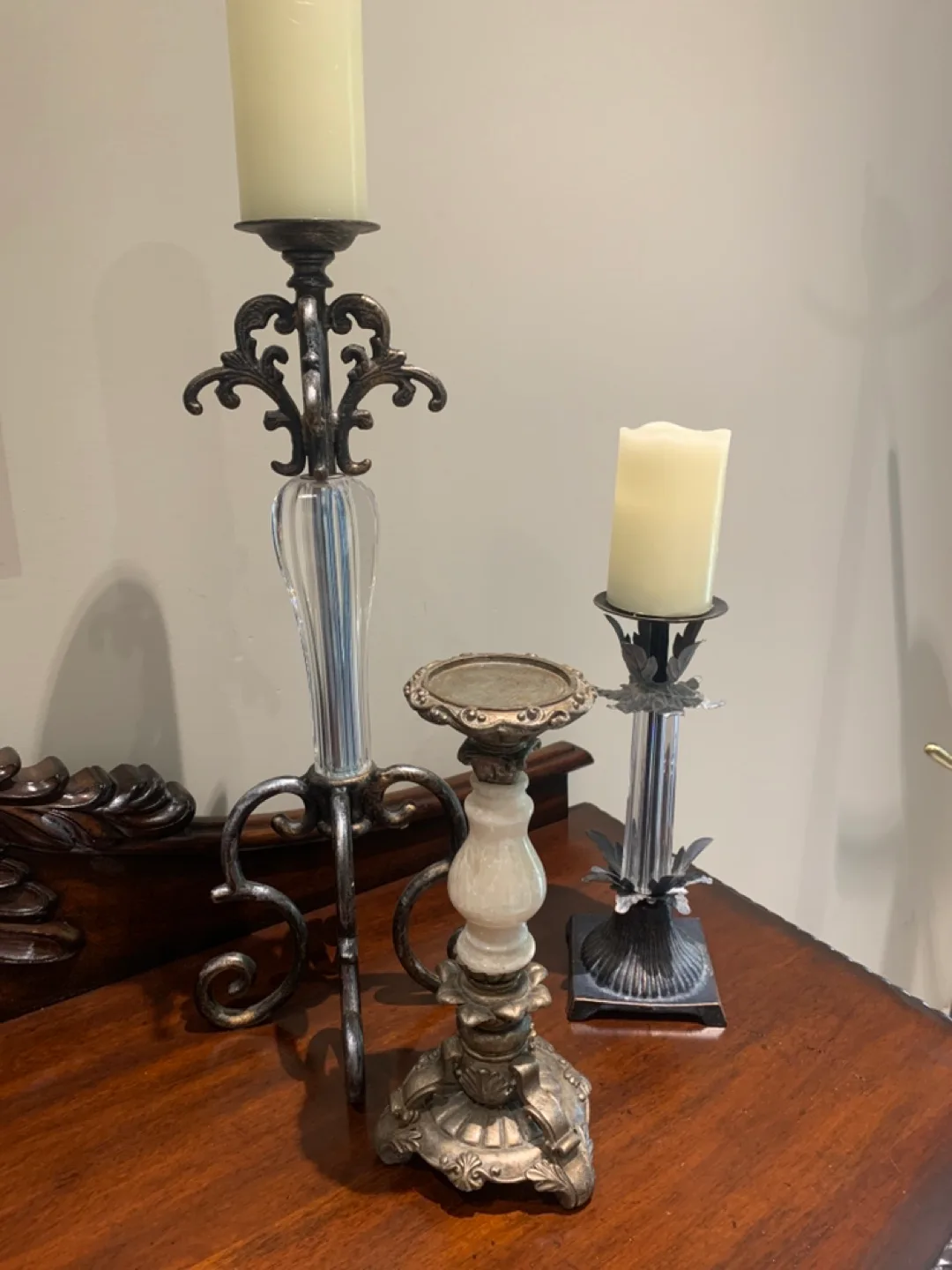 Candlestick Holders - Set of 3 thumbnail