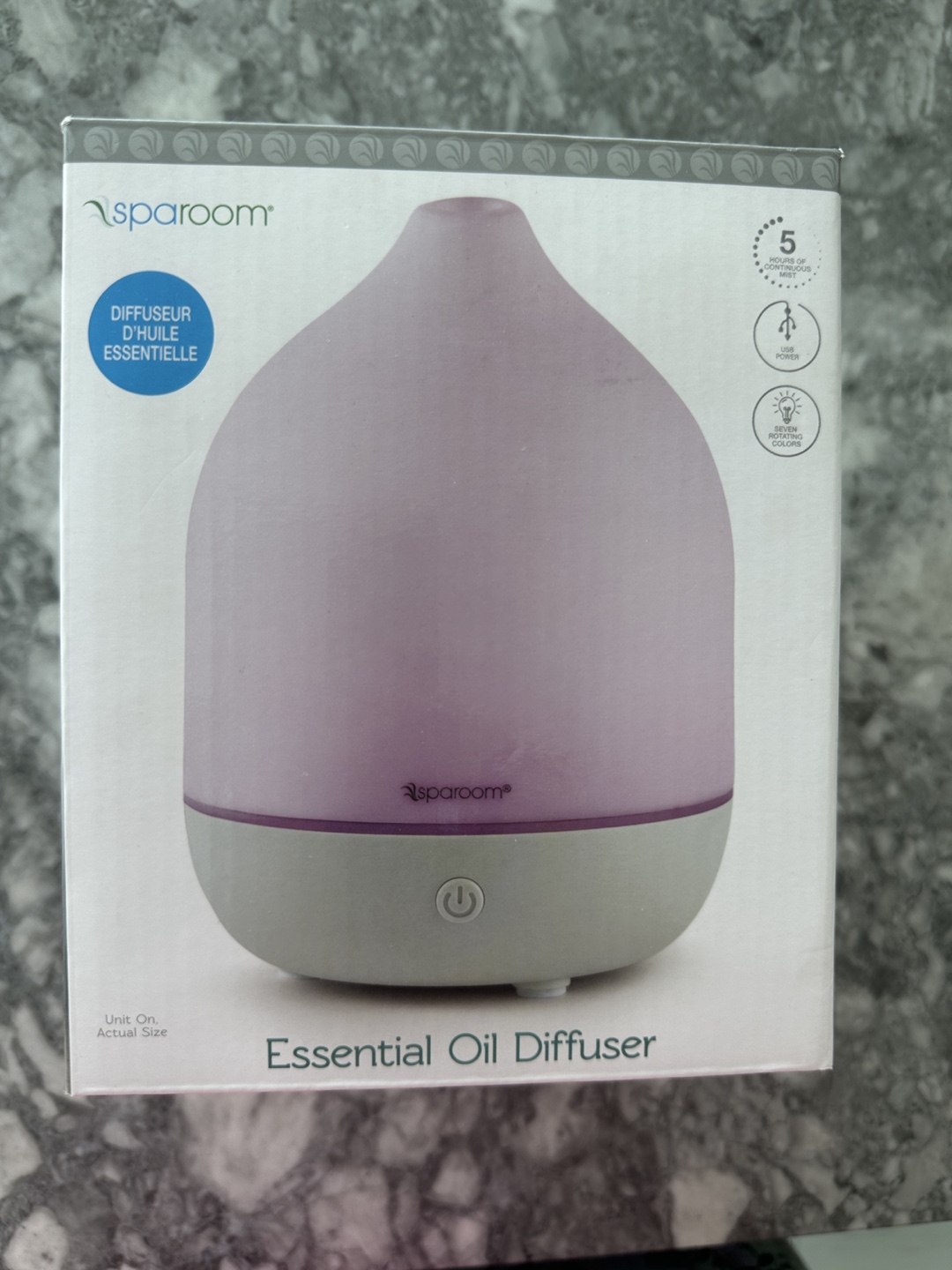 Sparoom Essential Oil Diffuser - New in Box!