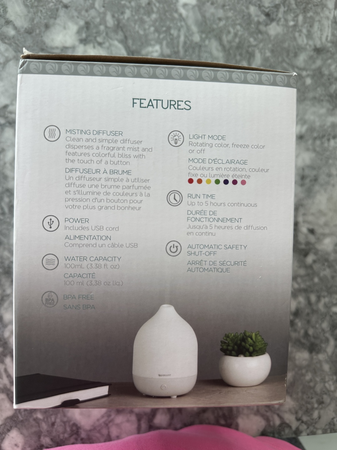 Sparoom Essential Oil Diffuser - New in Box! - photo 2