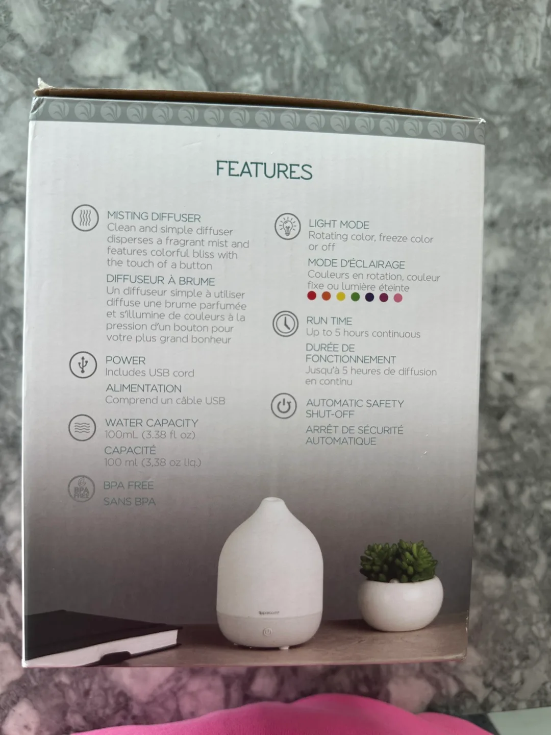 Sparoom Essential Oil Diffuser - New in Box! image indicator(2)