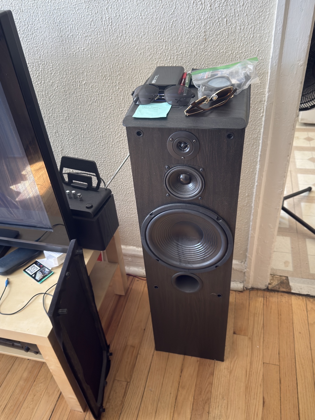All you see plus a rear  speaker