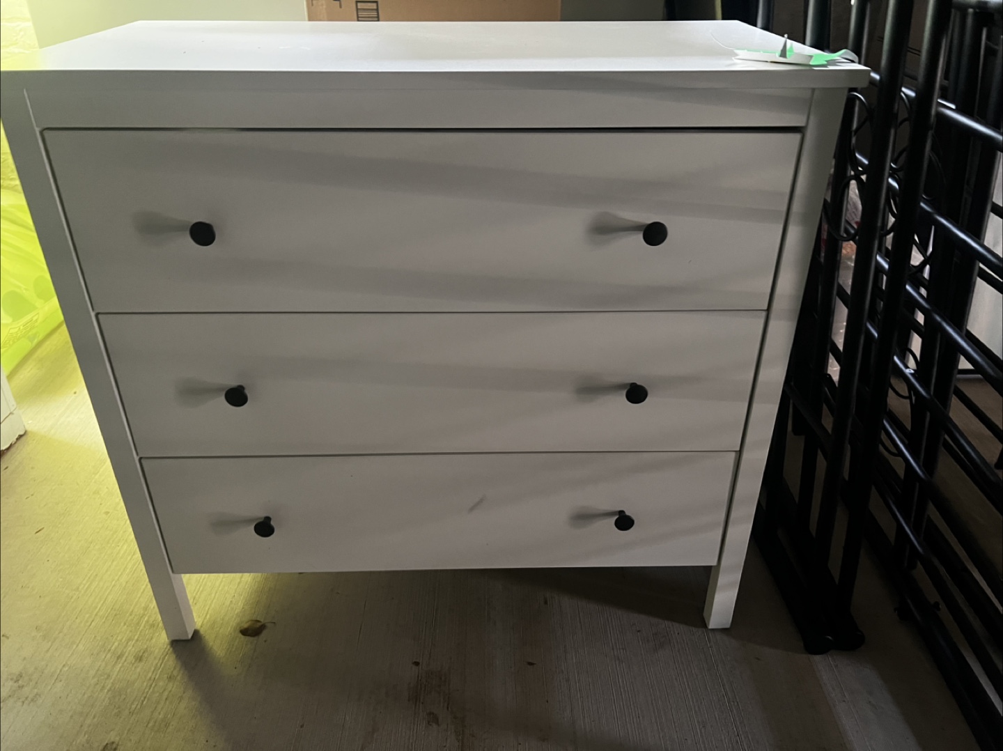 White IKEA 3-Drawer Dresser