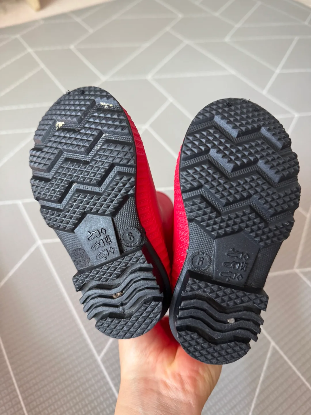 Kamik Stomp Kids' Rain Boots - Size 6 - Red image indicator(3)