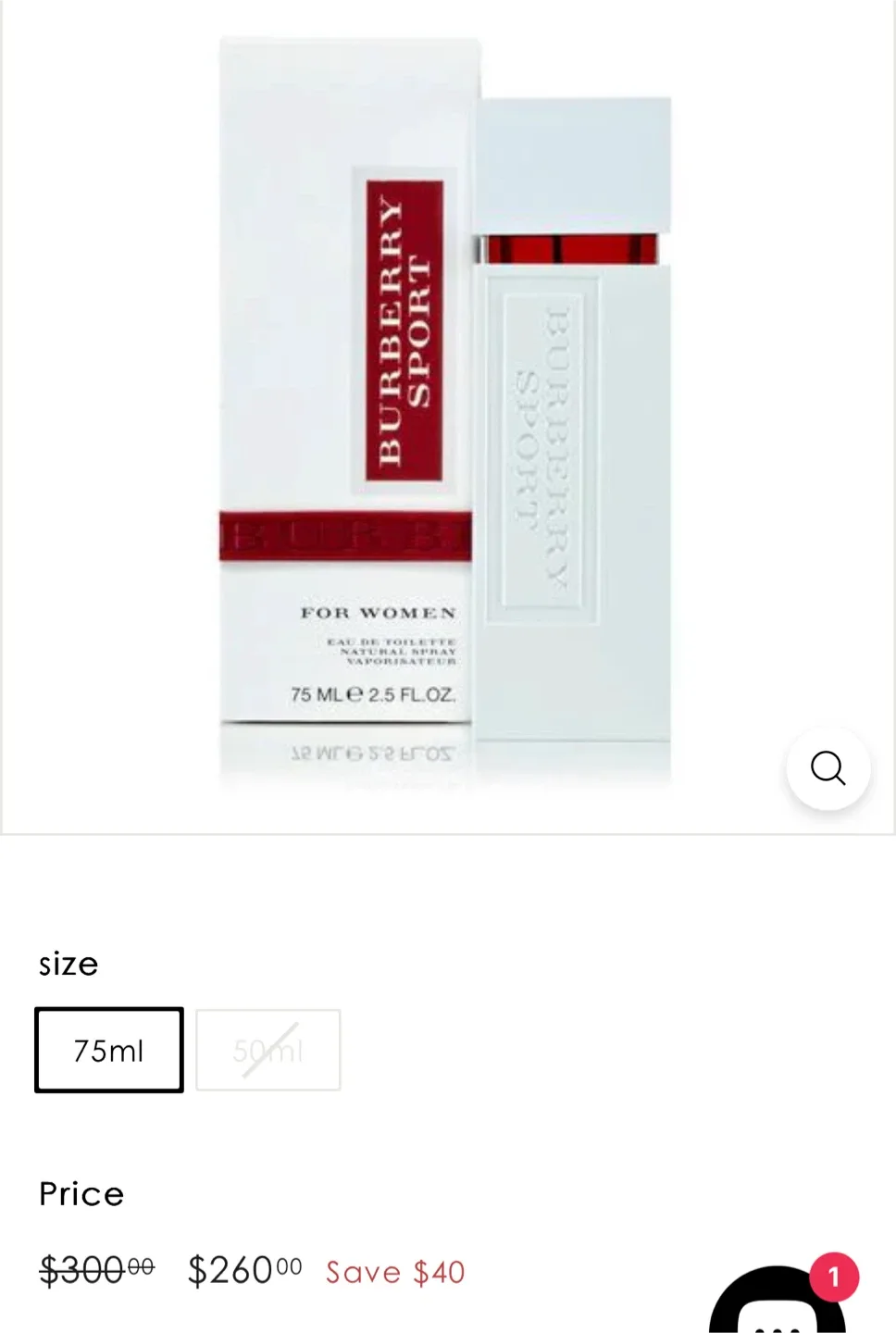 Burberry Sport for Women 75ml thumbnail