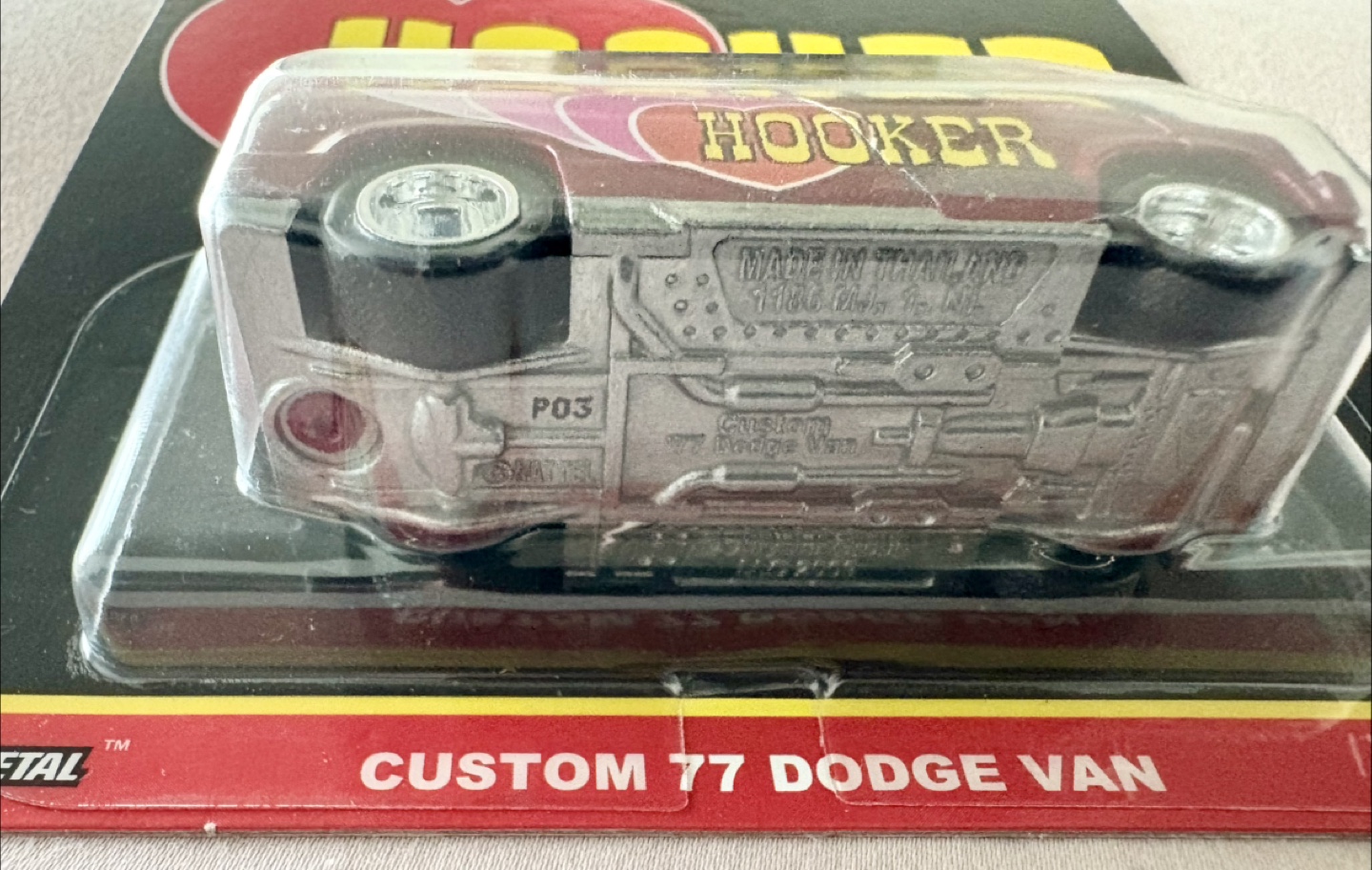 Hot Wheels Premium Hooker Headers Custom 77 Dodge Van New - photo 3