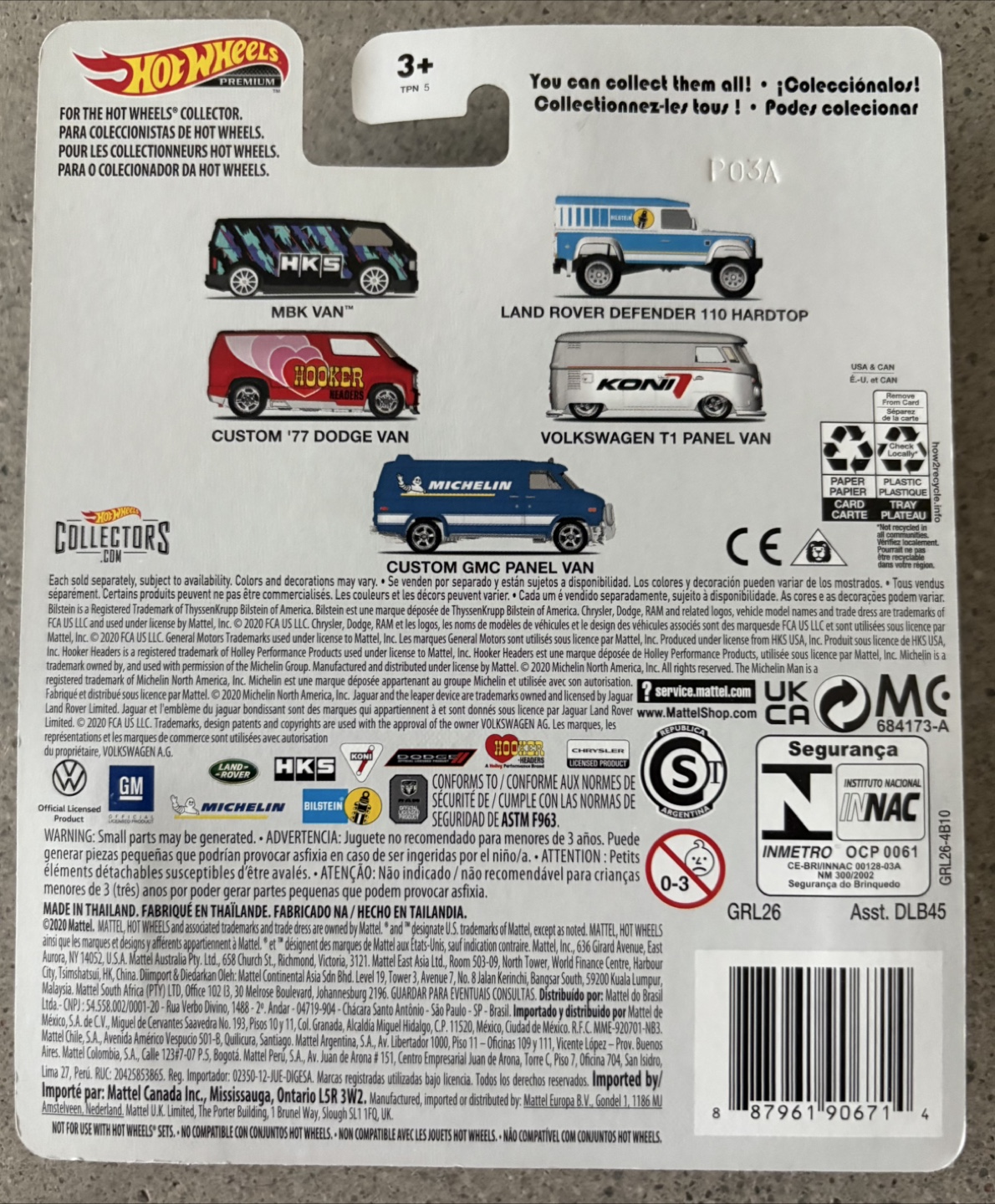 Hot Wheels Premium Hooker Headers Custom 77 Dodge Van New - photo 4