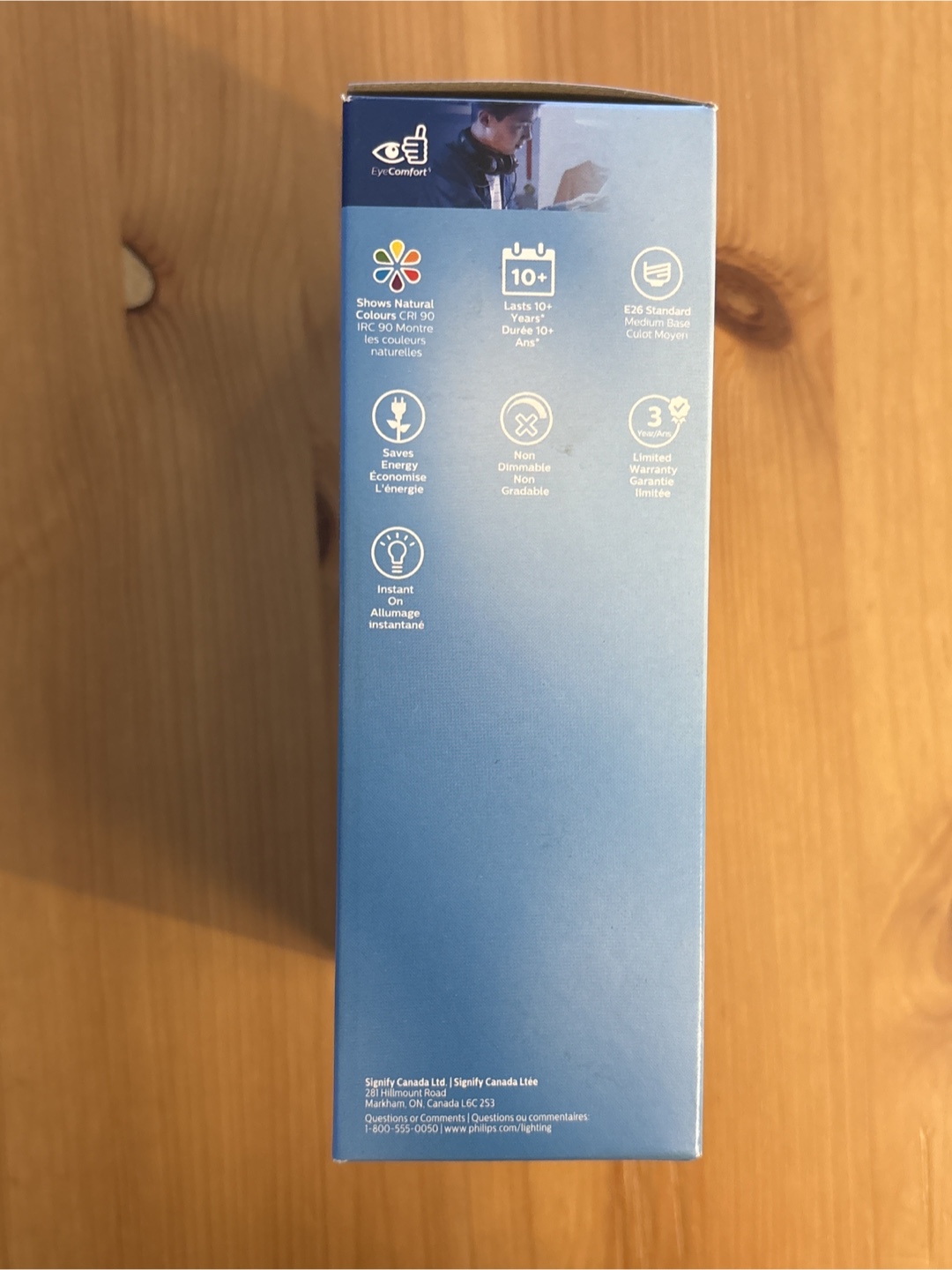 Philips LED 60W Replacement Daylight Bulbs - 4 Pack - photo 3