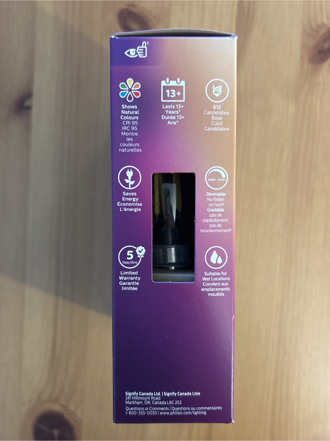 Philips Ultra Definition WarmGlow LED Bulb, 3-Pack - photo 2