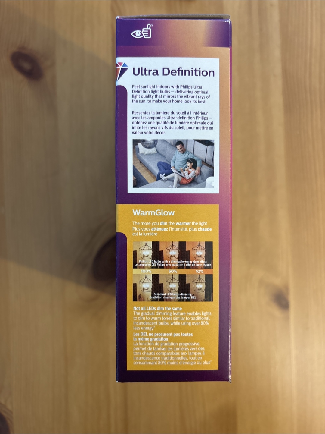 Philips Ultra Definition WarmGlow LED Bulb, 3-Pack - photo 4