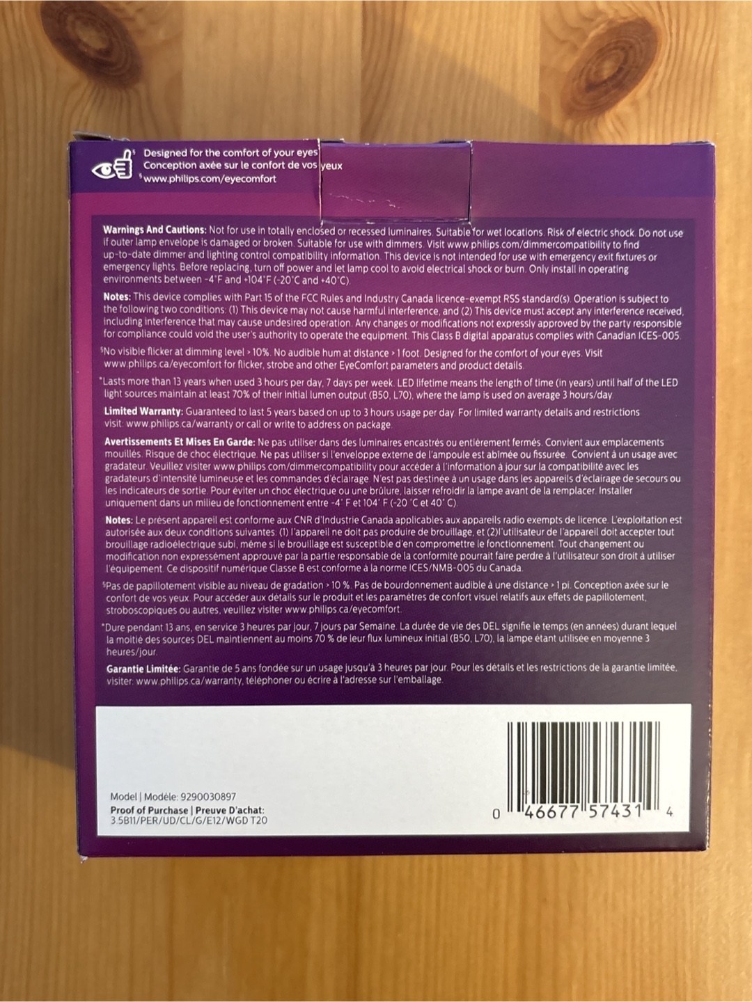 Philips Ultra Definition WarmGlow LED Bulb, 3-Pack - photo 3
