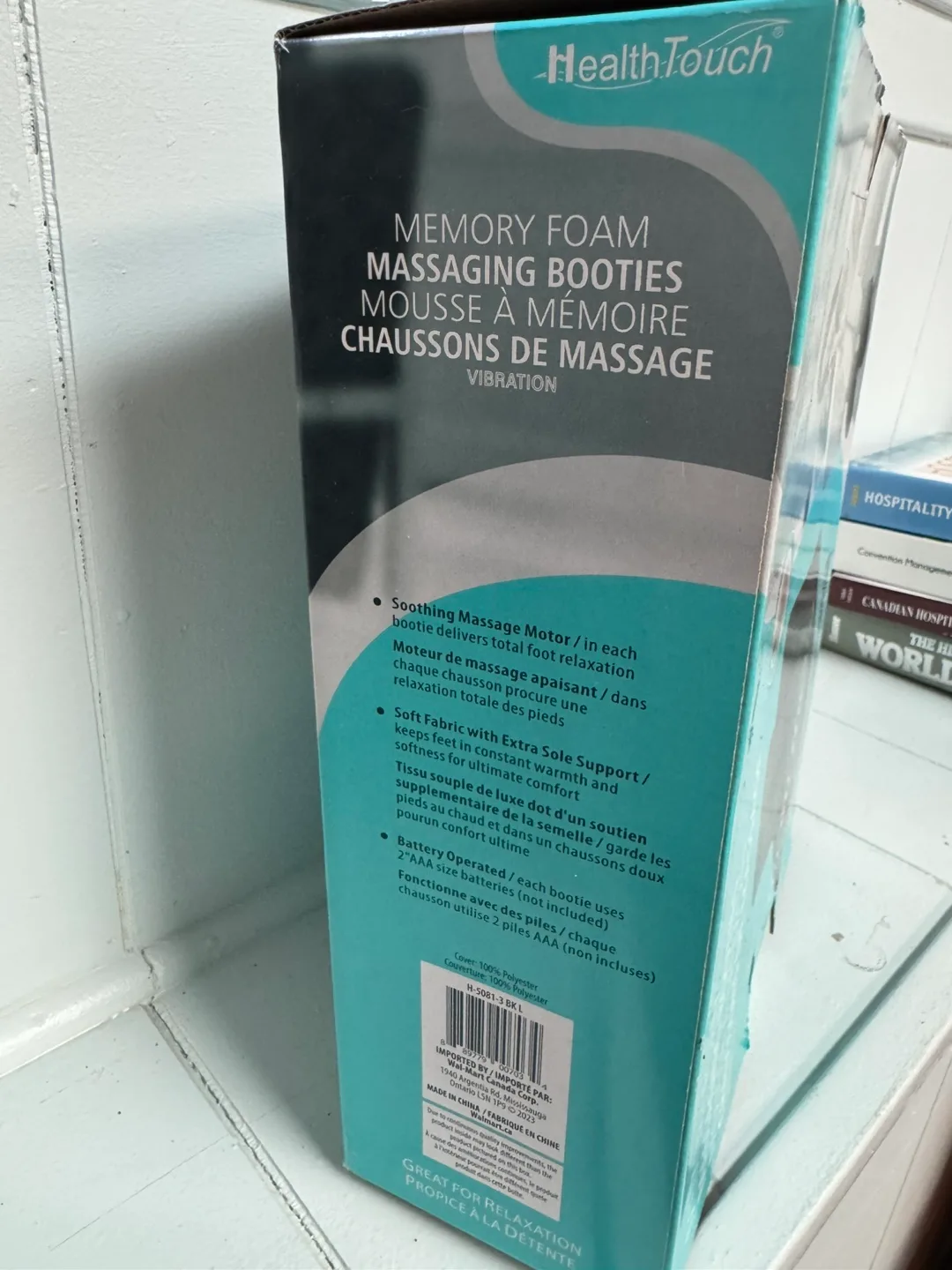 Health Touch Memory Foam Massaging Booties - Size L image indicator(2)