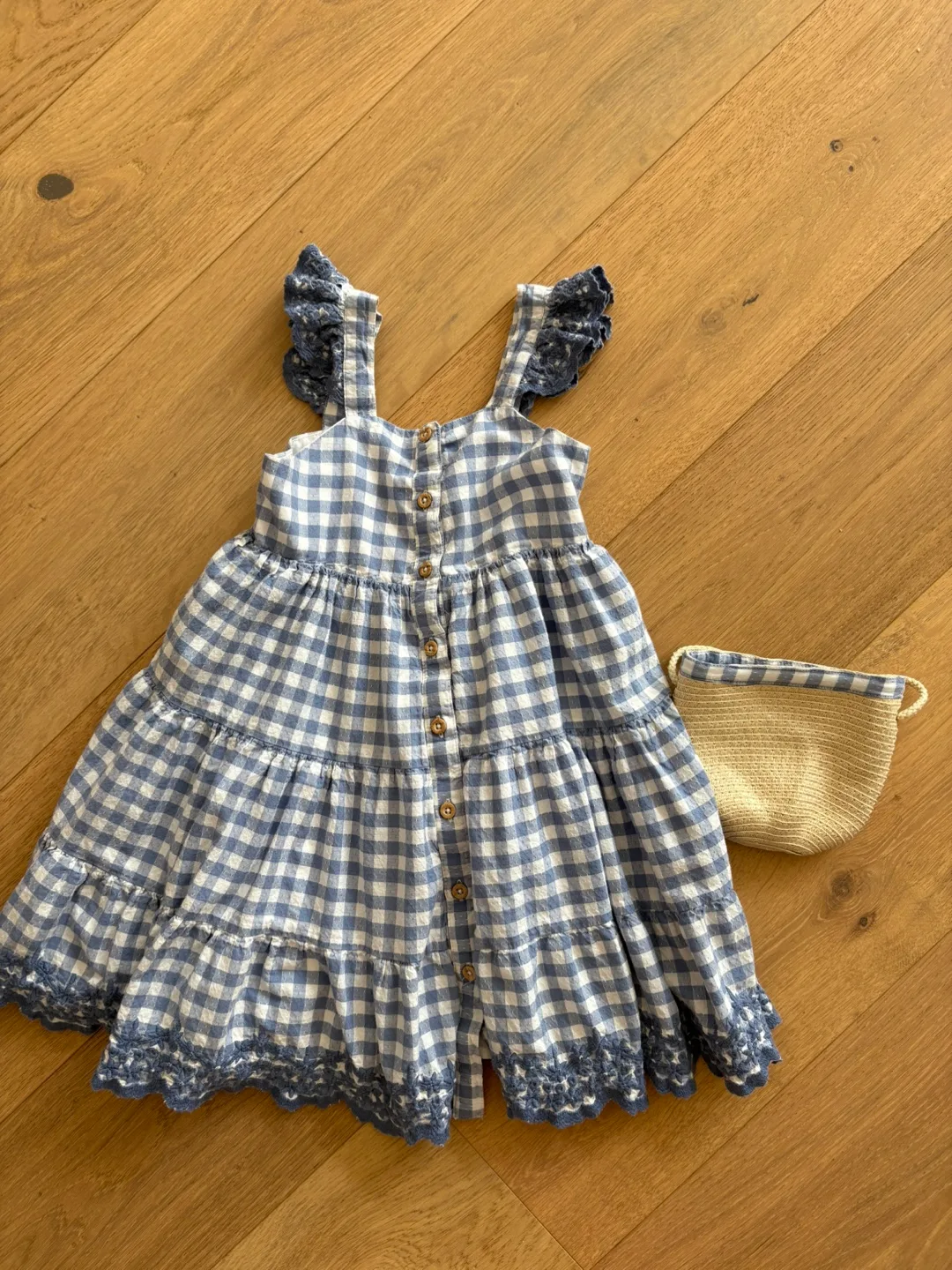 Girls dress and purse combo 5T thumbnail