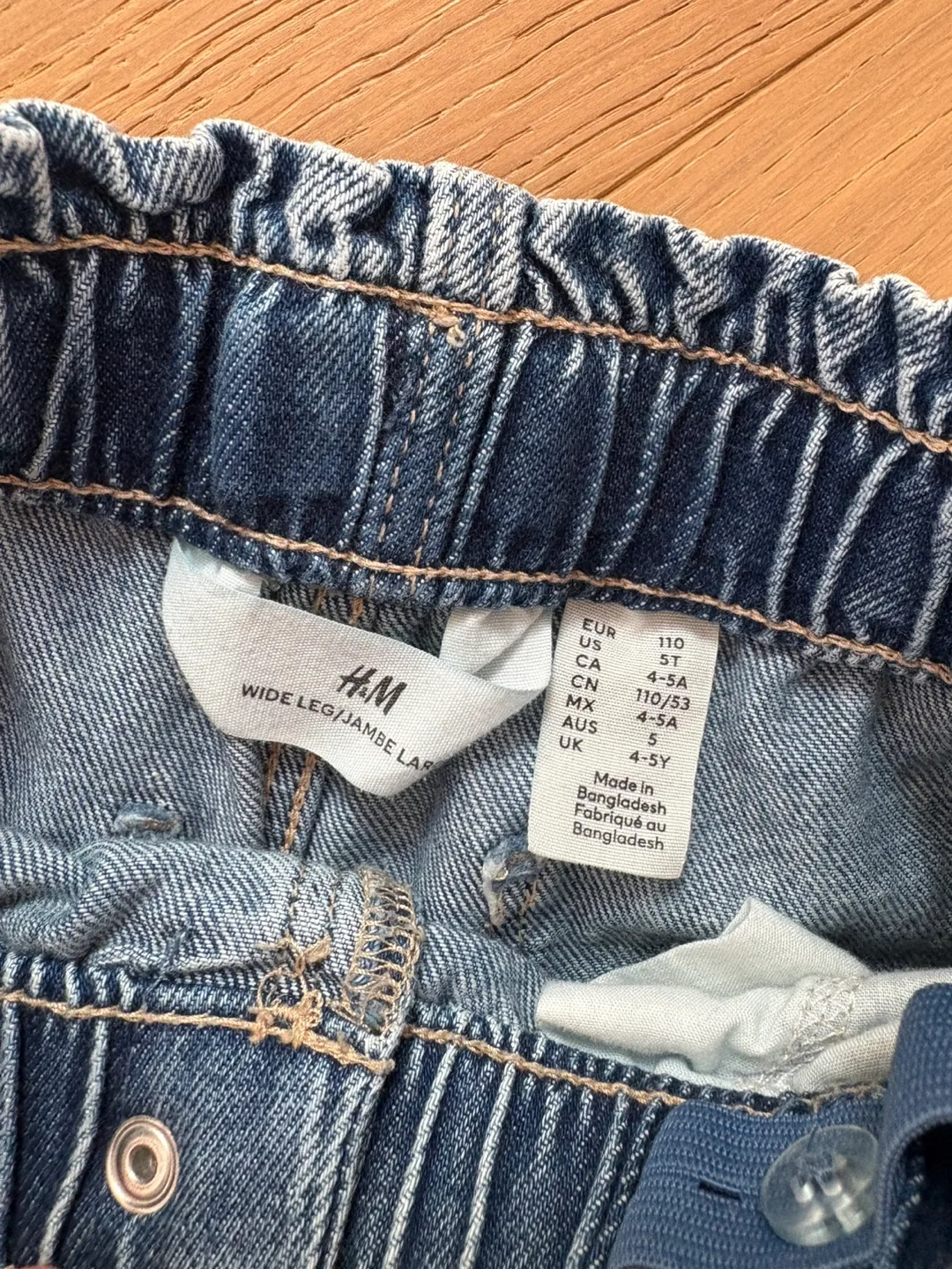 Girls wide leg jeans - 5T image indicator(2)