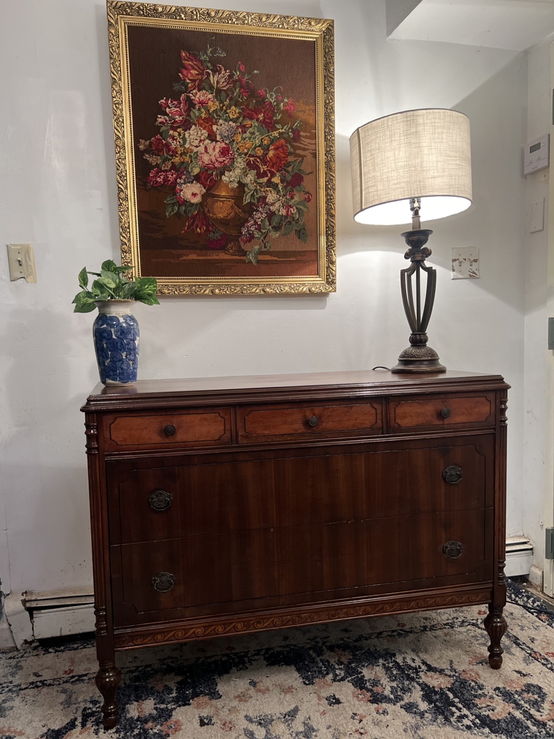 Antique 5-drawer Solid Wood Dresser - Delivery Available - photo 2