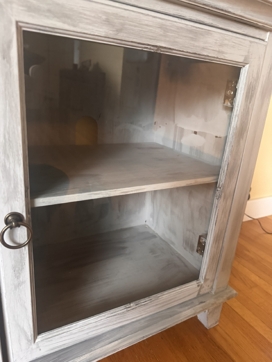 Grey Electric Fireplace TV Stand - photo 5