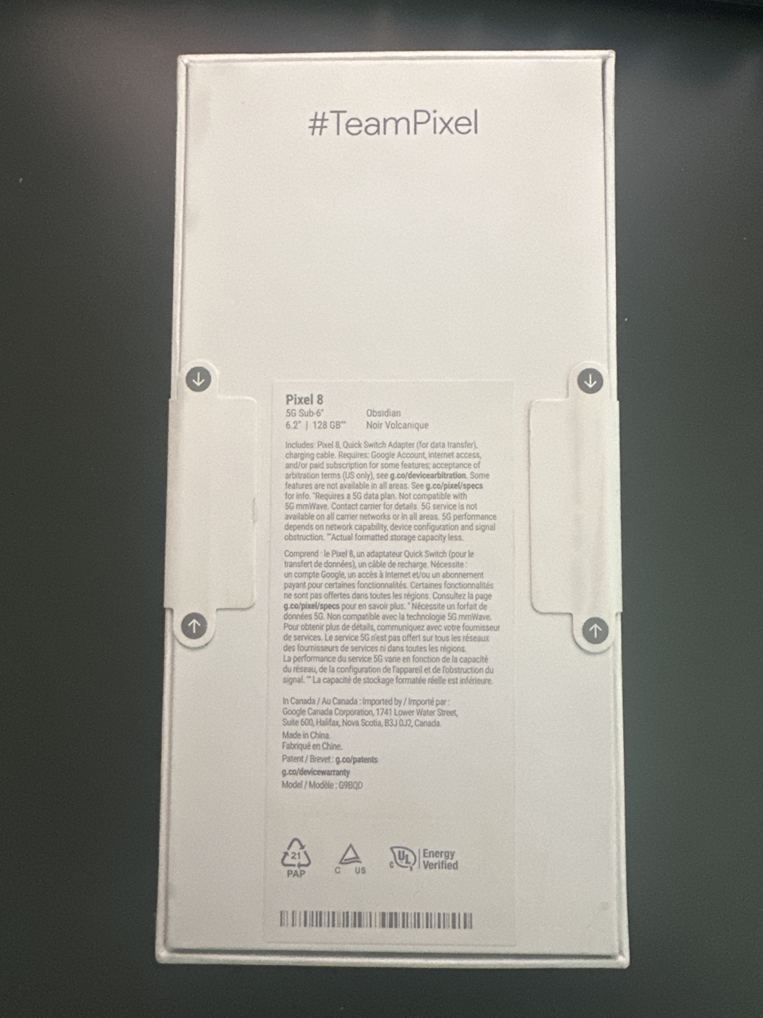 New Google Pixel 8 - Obsidian - 128GB - photo 2